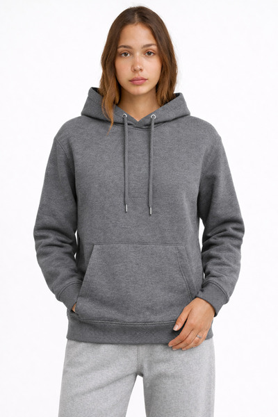 KaeLaurean Γυναικείο φούτερ με κουκούλα από βαμβακερό βασικό με κουκούλα νήματα