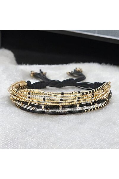 Ezera Brățară Miyuki lucrată manual cu mărgele pentru femei, cu straturi mult...