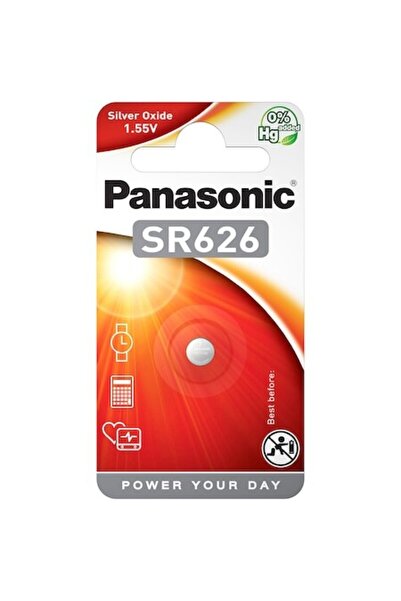 PANASONIC Silver Oxide Battery SR626 / AG4, 1 pc