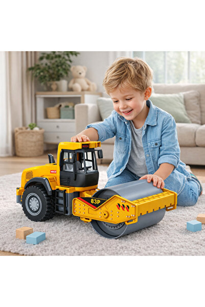 OEM Construction vehicle toy, compactor type with sound effects & lights
