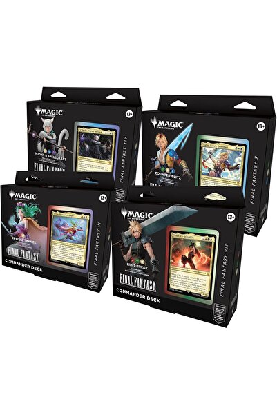 MTG مجموعة أوراق لعب فاينل فانتسي كوماندير (عبوة واحدة عشوائية)