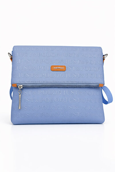 Just Polo Cross Strap Women's Bag Blue Tan 4004