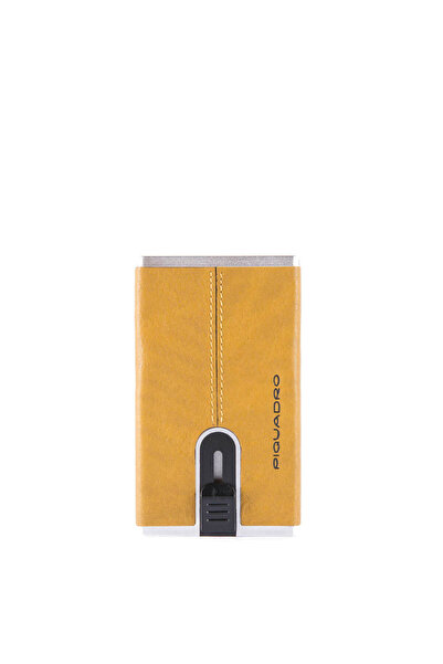 PIQUADRO Piquadro, Μπλε Τετράγωνο, Δερμάτινη Θήκη για Κάρτες, Για Πλάτη και Π...