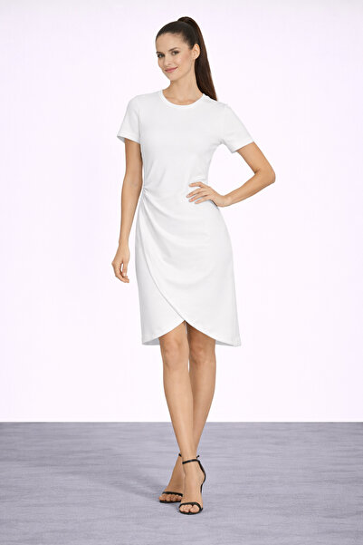 ON TRİKO Gathered Side Dress 36518