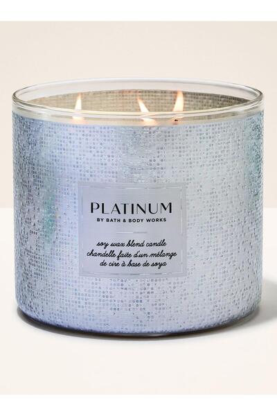 Bath & Body Works Platinum Büyük Mum 411 g