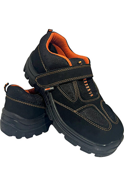 ADESAN Çelik Burunlu Süet Deri Cırt Cırtlı İş Güvenliği Ayakkabısı