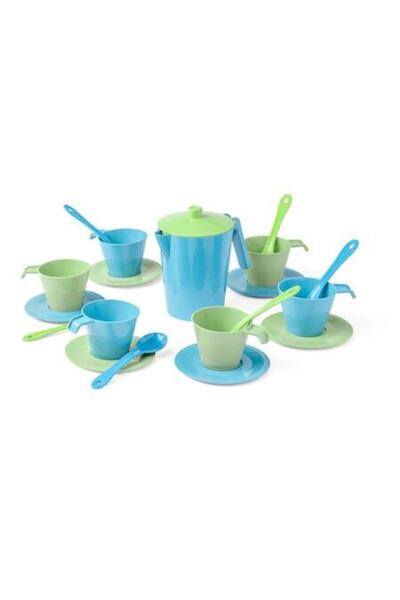 Wader Set de ceai pentru copii, Wader, albastru/verde