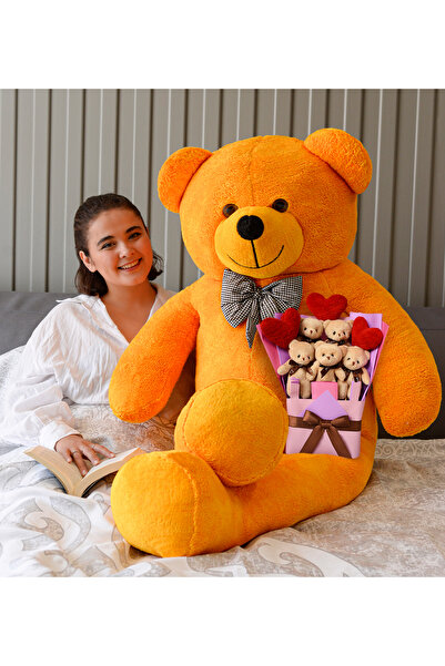 Pababo Special for Lovers: 160 Bow-Tie Big Teddy Bears and Heart-Shaped Brown...