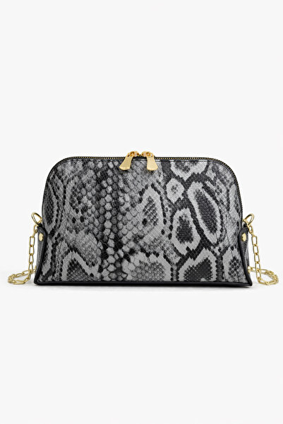 louisiana polo Women's Crossbody Portfolio Bag Gray Snake Y12546-93