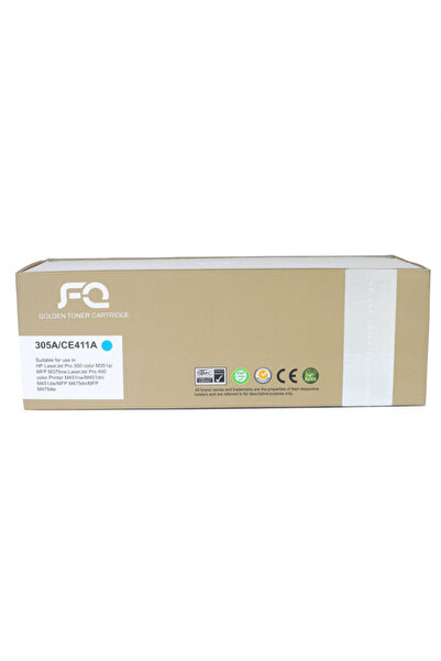 FQ Gold laser toner compatible with CE411A 305A cyan