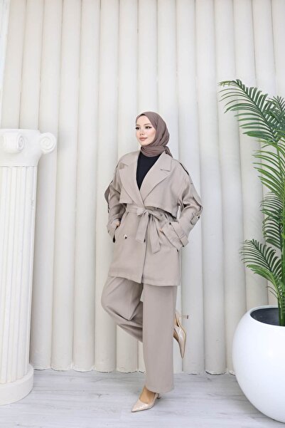 ankanoor Tensel Trench Model Double Suit Anka264067