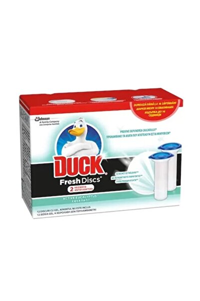 DUCK Fresh Discs Ανταλλακτικό αποσμητικό χώρου τουαλέτας με άρωμα ευκαλύπτου,...