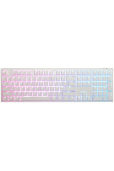 Ducky One 3 Aura White Gaming Keyboard, LED RGB - MX-Brown (USA)