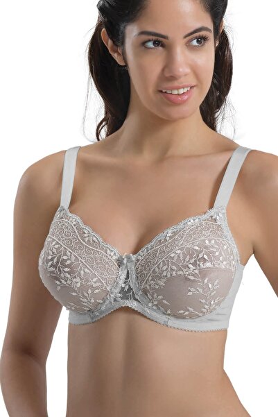 Difolia White Mi Emay 148 D Underwire Gathering Bra
