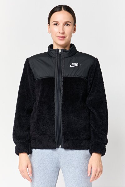 Nike Women Loose Fit Long Sleeve Outdoor Sweatshirt, Black