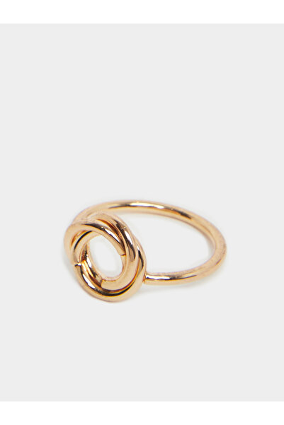 Styli Golden Love Knot Ring