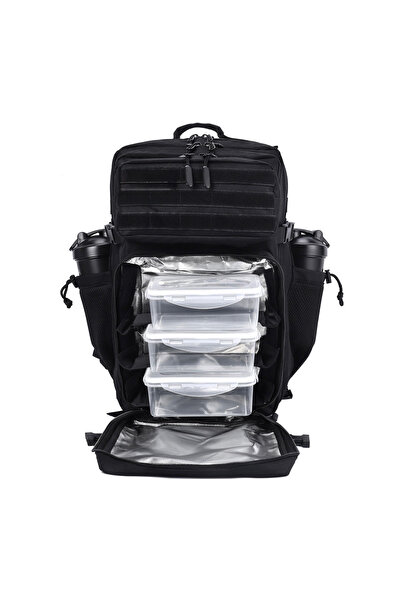 QUİCKPREP Termal Yemek Bölmeli Su Geçirmez Fitness ve Spor Sırt Çantası