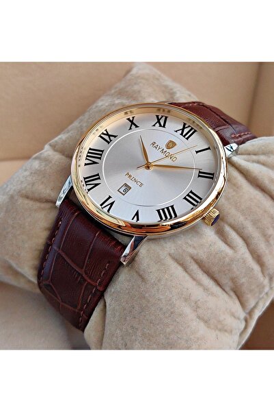 Raymond Roman Numeral Classic Men's Wristwatch