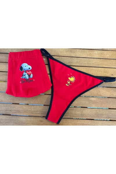 selenesilhouettes ÖZEL BASKILI SEVGİLİLER GÜNÜ TAKIMI(ÇİFT KOMBİNİ)