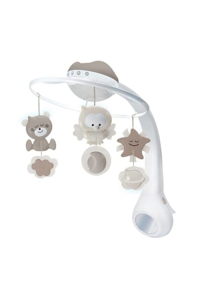 Infantino Музикална въртележка за бебешко креватче, 3 в 1, с проектор, трансф...