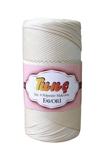 Tunç الرقم المفضل: 4 خيط بوليستر ماكراميه 010 / 2 قطعة