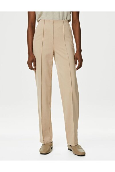 Marks & Spencer Straight Leg Örme Pantolon