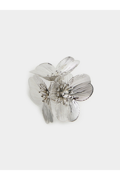 Styli Floral Cuff Ring