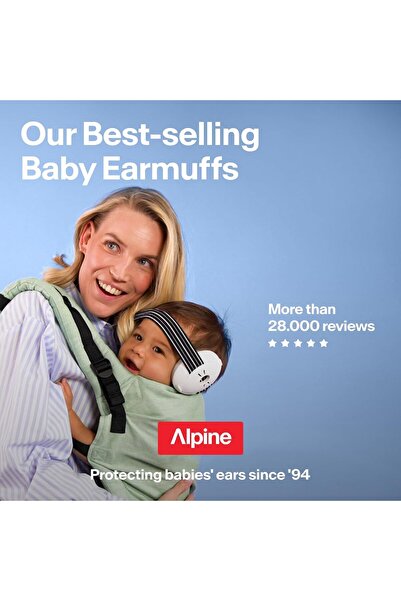 Alpine Muffy Baby Bebek Kulak Koruyucuları, 36 Aya Kadar Bebekler İçin