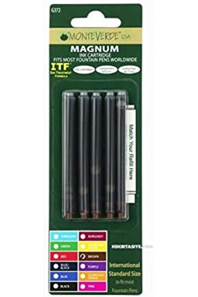 Yıldızan Storesellm Monteverde Cartridge Series Magnum Brown 5-Pack 1171935