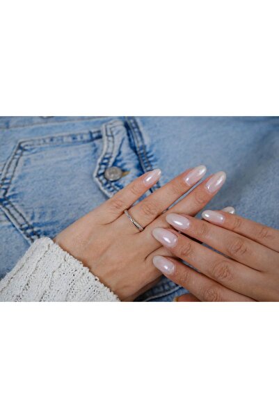 ATELİER TUĞBA خاتم YZK245 قابل للتعديل مرصع بالأحجار الكريمة