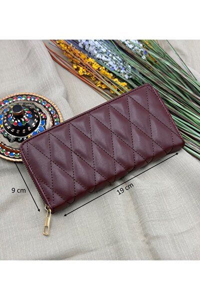 Womancraft Quilted Zippered Women's Wallet