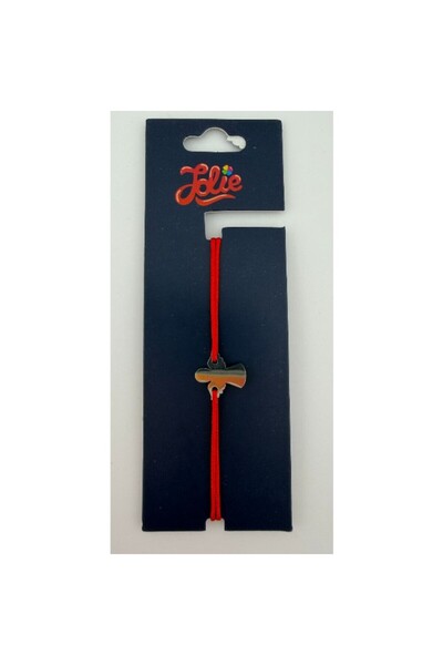 Flippy Brățară Martisor din oțel inoxidabil pentru copii, textil și oțel inox...