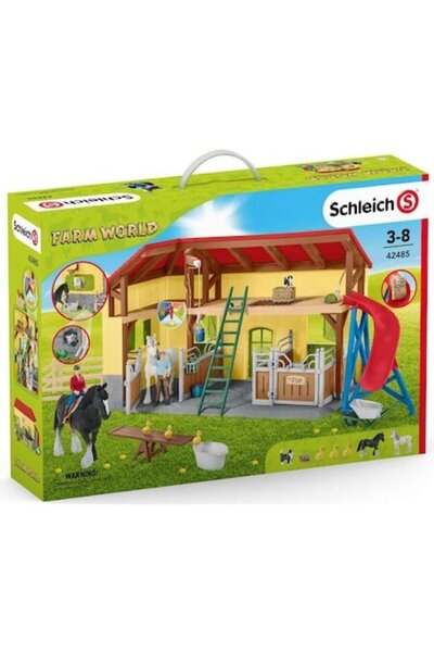SCHLEICH Σετ στάβλου αλόγων Farm World