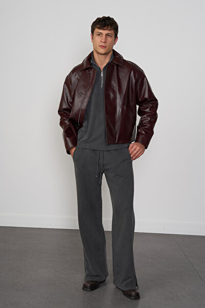 Beyyoglu Yıkamalı Wide Leg Jogging Pantolon