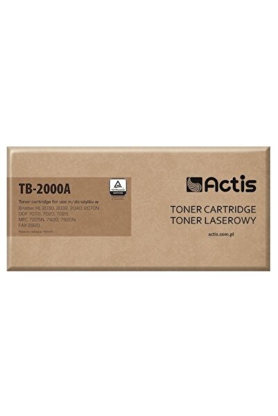 Actis TB-2000A Toner, Replacement for TN-2000, Black