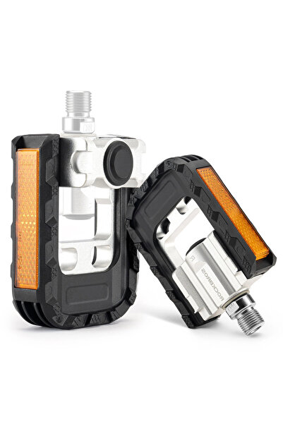 No branded ROCKBROS bicycle pedals, foldable aluminum pedals.