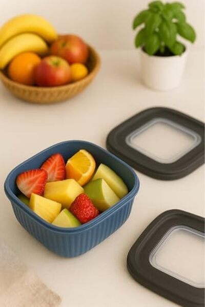 Nacario Nrcrioshop 600 ml Colorful Plastic Storage Container |   Vacuum Seale...