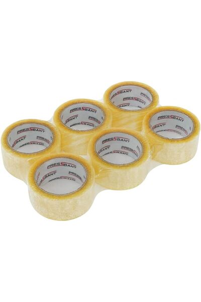 Nacario Nrcrioshop Pressbant Transparent Duct Tape, 45mm X 100 Meters 6-Pack ...