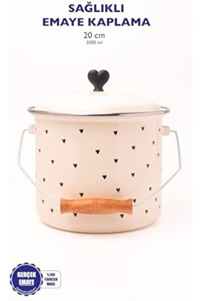 Nacario NrcrioShop كيوبيد هارت منقوش جهاز تسخين الزبادي/البقوليات (20 سم-3 لت...