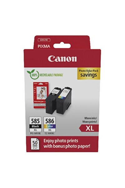 Canon Set cartușe de cerneală PG-585XL/CL-586, 2 buc., multicolore, capacitat...