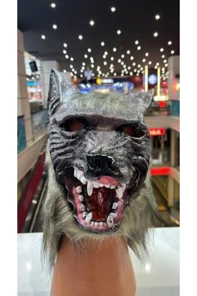 Yıldızan ynsstores Halloween Kurt Köpek Maskesi, Korku Maskesi, Bayramı Akses...