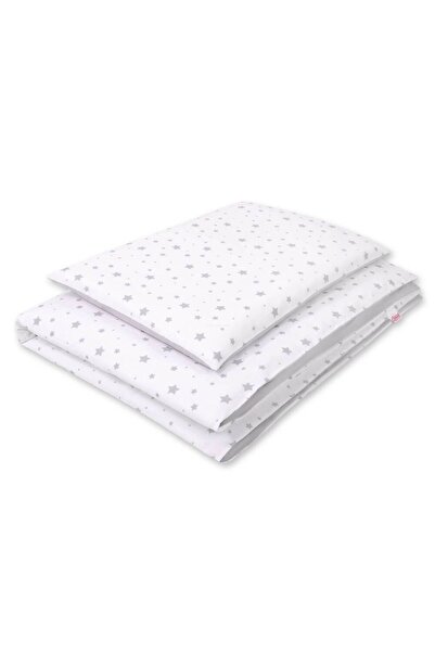 Other Double-sided 2-piece cotton children's bedding set - mini gray stars on...