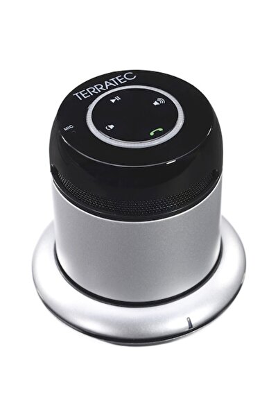 Terratec Φορητό ηχείο, TerraTec, AUX, αλουμίνιο, USB, Bluetooth 2.1, μαύρο/ασημί