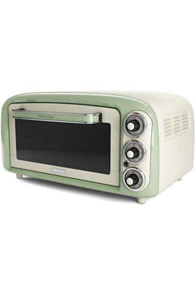 ARIETE Mini cuptor vintage, verde pastel, 18L