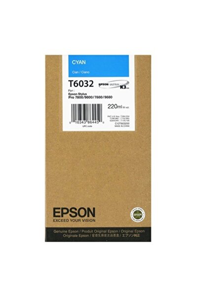 EPSON C13T603200 Циан касета