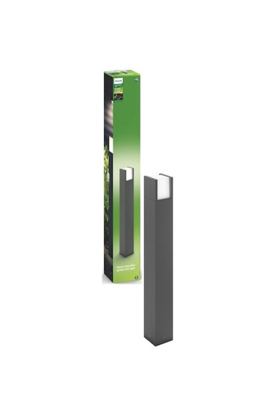 Philips Arbour 1x6W LED Outdoor Post Light, IP44, Anthracite