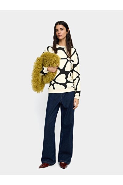 PARFOIS Desenli Pamuk Sweatshirt
