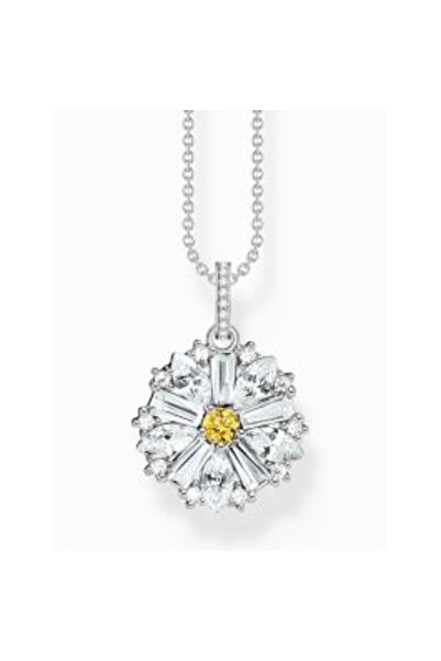 Thomas Sabo KE 2086-051-4-L 45 V chain with flower charms silver Ladies