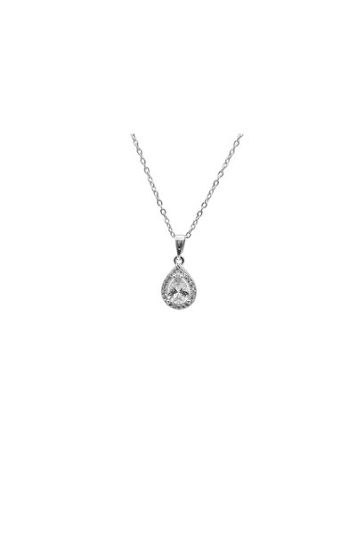 Swarovski Crystal Damla Kesim Taşlı Kadın Kolye – Zarif ve Işıltılı Tasarım
