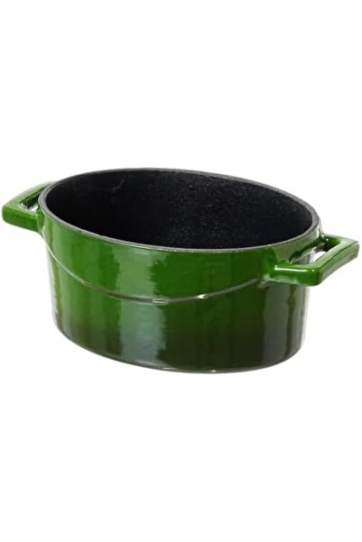 Nacario Nrcrioshop Metal Oval Mini Pot, Green 1201248
